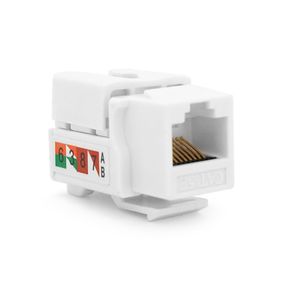 Модуль широкий Keystone Jack RJ-45 кат.5E UTP, 17.0мм