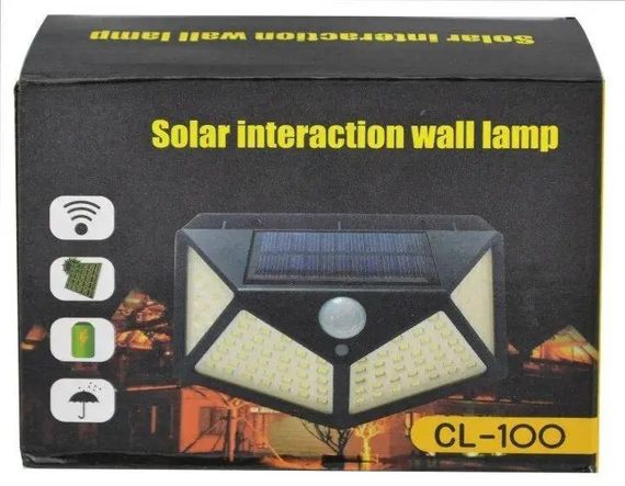 Фонарь уличный с датчиком движения на солнечной батарее UKC CL-100 | Зображення 2