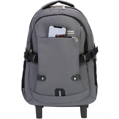 Рюкзак школьный Optima на колесиках 17'' Grey (O97473) - Топ Продаж! | Зображення 4