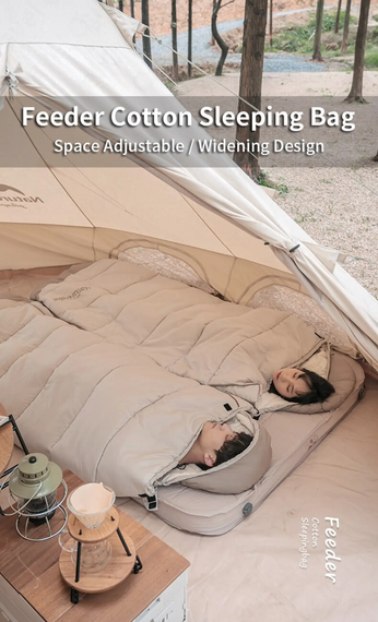 Спальний мішок з капюшоном Naturehike B400 NH21MSD11, бежевий | Зображення 5