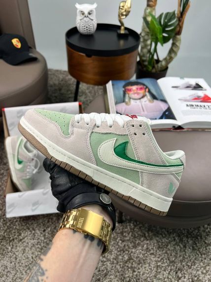 Кросівки SB Dunk Low SE “85 Double Swoosh Light Grey Mint , В'єтнам 36 22.5 см | Зображення 7