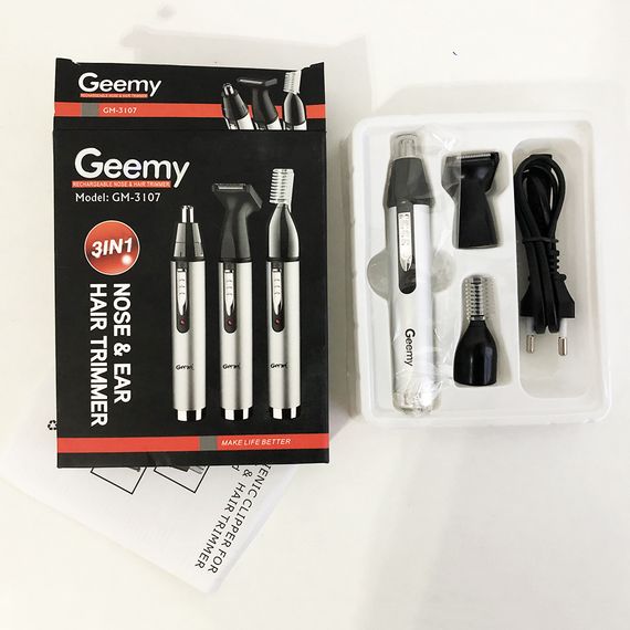 Тример для бороды GEMEI GM-3107 3в1, Машинка мужская для бритья, Машинка для GB-472 стрижки бороди | Зображення 5