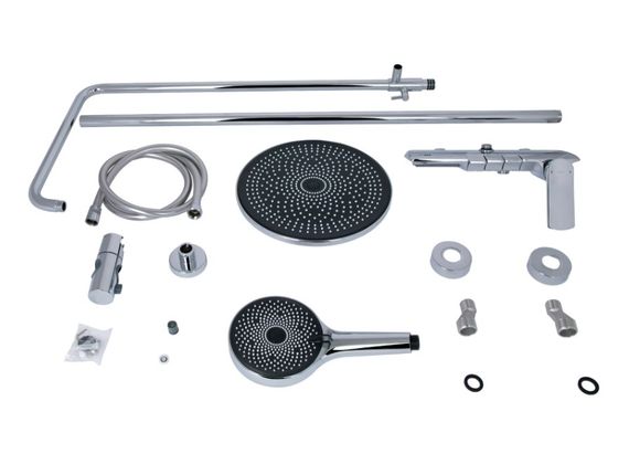 Душова система універсальна Qtap Slavonice Chrome з виливом QTSLA111CRM45904 | Зображення 2