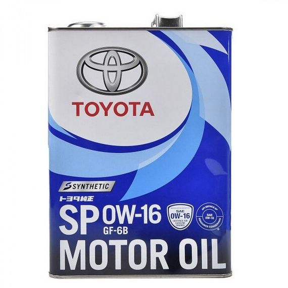Моторна олива Toyota Motor Oil 0W-16 4л.