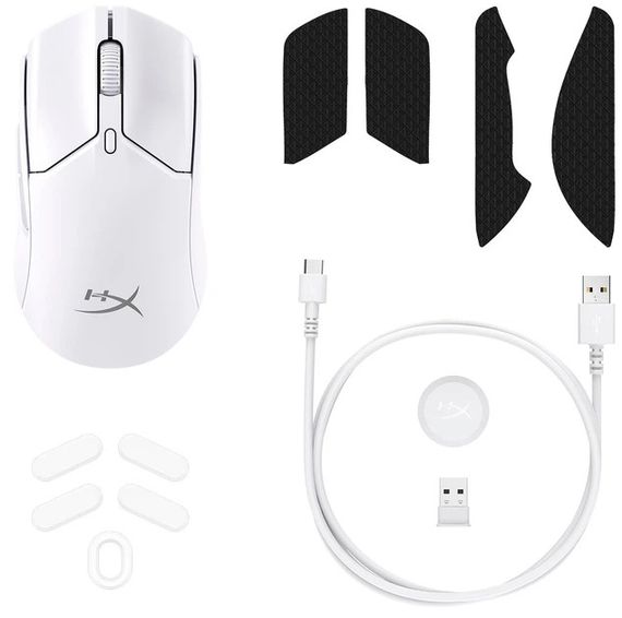 Мышь компьютерная безпроводная HyperX Pulsefire Haste 2 Wireless White 6N0A9AA белая | Зображення 7