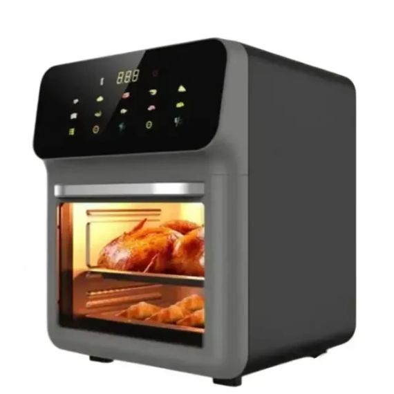 Аерогриль SilverCrest електричний, чорний 3000W 15L | Зображення 1