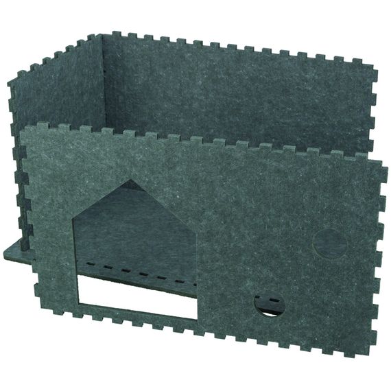 Будиночок Trixie Lene для котів фетр 54х30х35 см сірий | Зображення 4