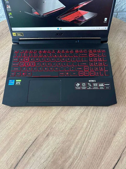 Игровой Ноутбук Acer Nitro 5 15.6" FHD IPS 144 Hz i5 11400H 16Gb SSD 256Gb RTX 3060 Б/В | Зображення 1