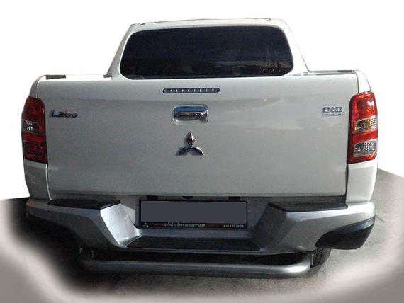 Задній захист AK007 (нерж) для Mitsubishi L200 2015-2024 рр