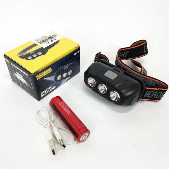 Ліхтар налобний XN-406 акумуляторний KX-214-3LED | Зображення 7