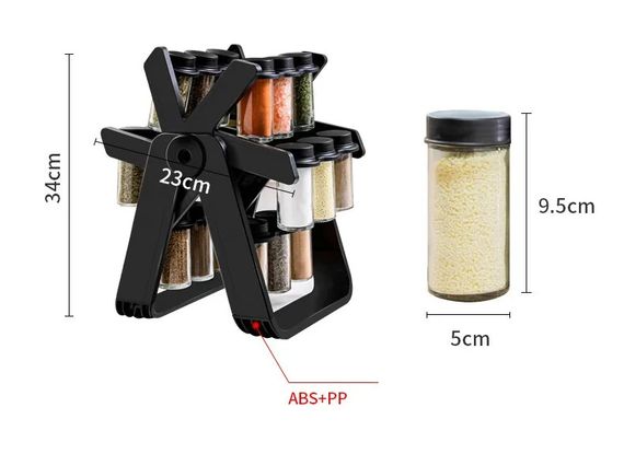 Організатор для спецій з компактним дизайном XPRO SpiceRack 18 (45219-17035_491) | Зображення 2
