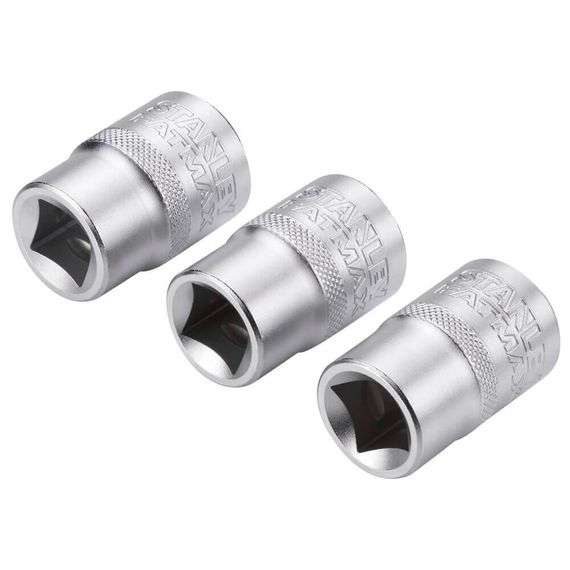 Набір торцевих головок 1/2 Maxi Drive, із шестигранним профілем, 3 шт: 17, 18, 19 мм STANLEY FMMT17094-0 | Зображення 4