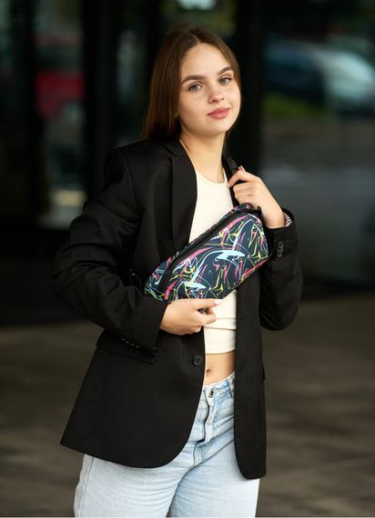 Жіноча сумка бананка Sambag HOLSTER MSH ABSTRACT 36 × 14 × 4 см (87118707) | Зображення 9