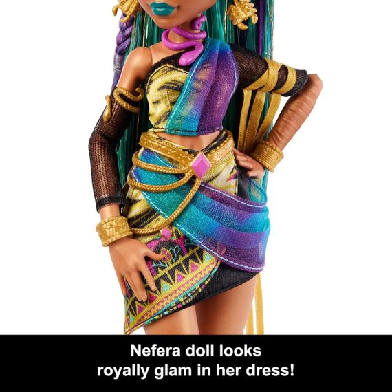 Кукла Монстр Хай Монстро-класика Нефера де Нил с аксессуарами Оригинал Mattel Monster High Nefera De Nile | Зображення 6
