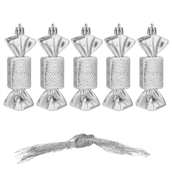 Набір іграшок ялинкових Springos h=8 см 5 шт CA0165 | Зображення 4