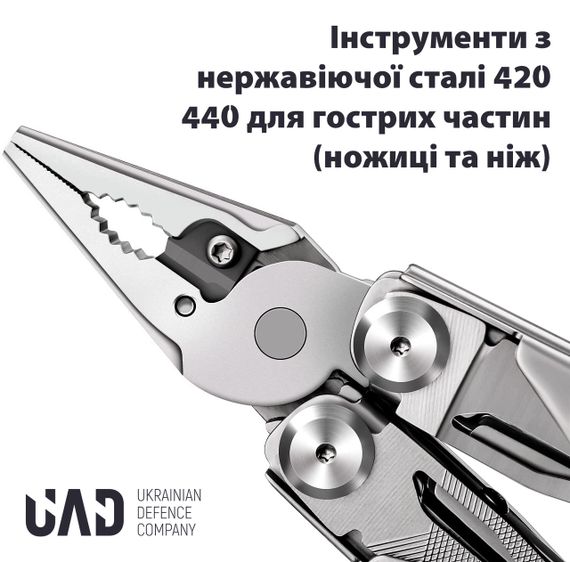 Мультиінструмент MasterGear 17 інструментів 420/440 Сталь. | Зображення 8