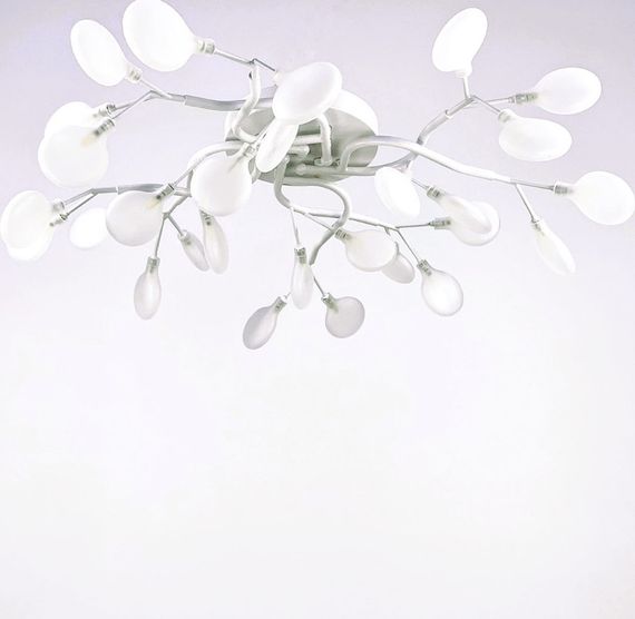 Люстра стельова на 28 лампочок 26391 Білий 23х75х75 см.