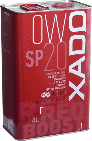 Моторна олива XADO SP Red Boost 0W-20 4л.
