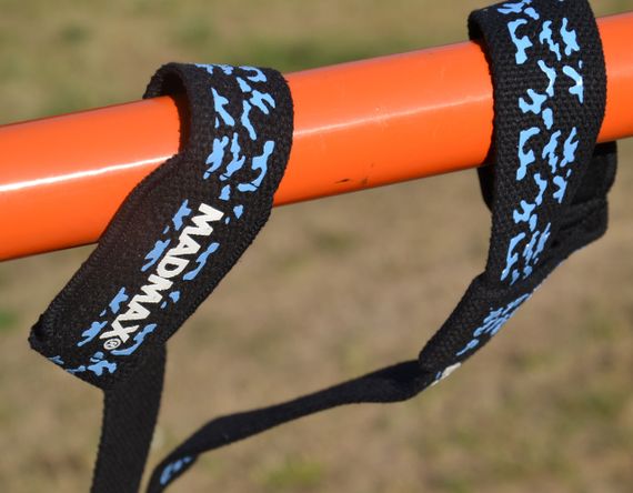 Ламки для тяги Camo Power Wrist Straps Camo/Light Blue | Зображення 8