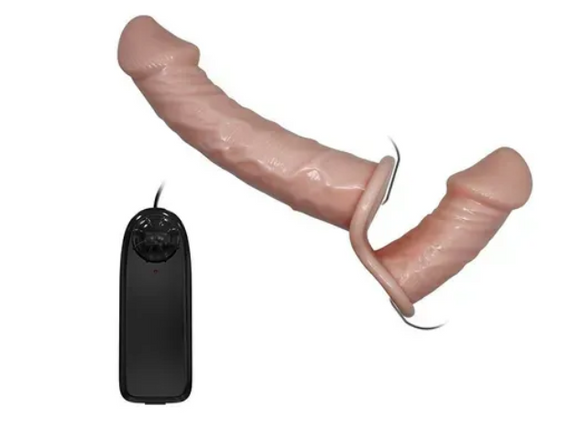 Страпон із вібрацією з 2 вібромоторами ULTRA PASSIONATE HARNESS STRAP-ON, BW-022060 Sex Aura | Зображення 8