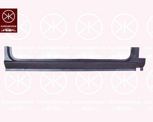 Порог правый Renault Master, Opel Movano (98-09) - задняя часть