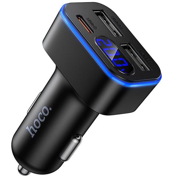 АЗП Hoco Z63A Barry PD42W+QC3.0 (2USB-A/1C) Black | Зображення 3