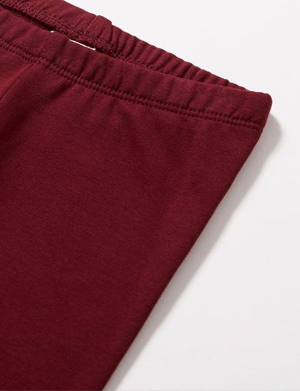 Дитячі теплі лосини для дівчинки Green Cotton 62 см Вишневі (2511121131) | Зображення 1