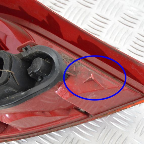 Ліхтар задній правий Peugeot 207 2006-2009 дорестайл хетчбек Фара стоп задня права Пежо 207 9649986580 | Зображення 3