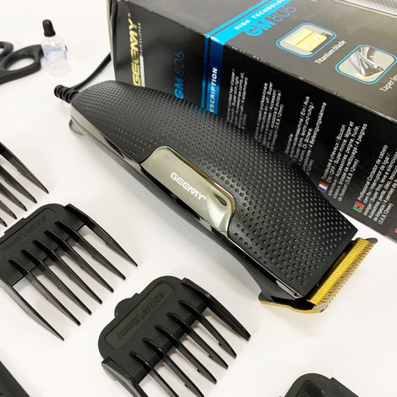 Электрическая аккумуляторная машинка для стрижки, Подстригательная машинка, Электромашинка для волос QC-31