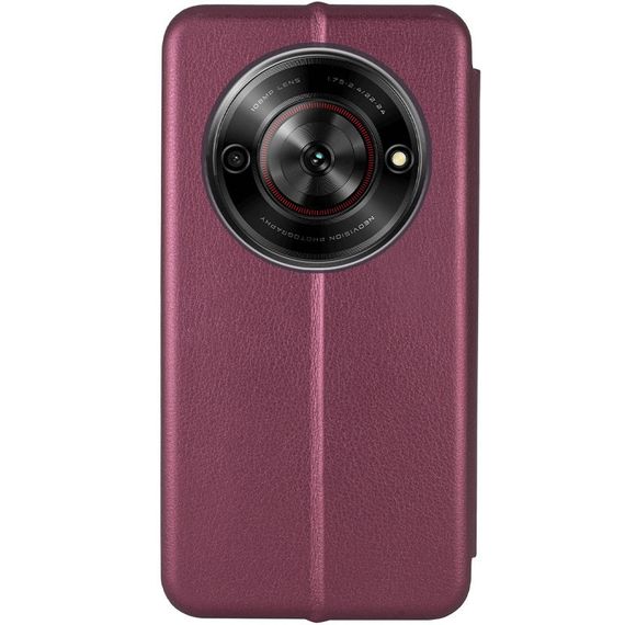 Шкіряний чохол-книжка Classy для ZTE Nubia Focus Бордовий | Зображення 1