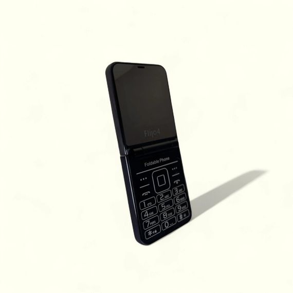 Кнопковий мобільний телефон розкладачка AIEK Flilo 4 на 4 сім карти Black | Зображення 5