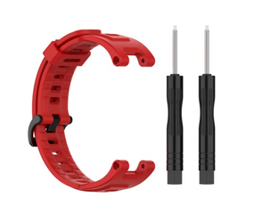 Силиконовый ремешок Primolux для смарт-часов Xiaomi Amazfit T-Rex A1918 / T-Rex Pro A2013 - Red