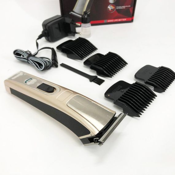 Електрична машинка для стрижки потужна Gemei, Машинка для стрижки окантовки Електромашинка HO-93 | Зображення 6