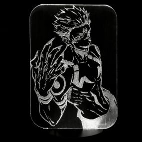 Акриловый светильник-ночник Юдзи Итадори белый tty-n000262