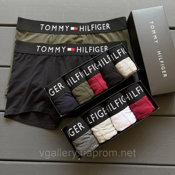 Чоловічий набір Tommy Hilfiger Modal, чоловічі труси Томі Хілфігер на 3-5 шт., набір трусів, ціна поштучно XL