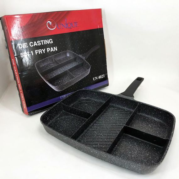 Сковорода для приготування UNIQUE, Сковорода для любителів готувати без рослинної олії FU-18 | Зображення 2