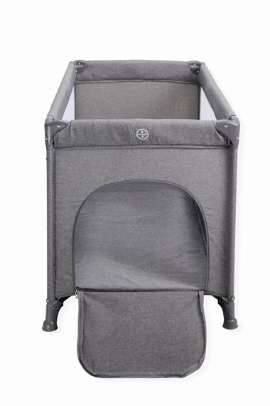Ліжко-манеж дитяче VELANO Flexi, grey (0-4 роки) | Зображення 4