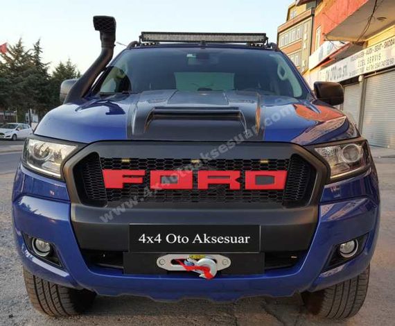 Передня решітка з LED V2 Помаранчева для Ford Ranger 2011↗ рр. | Зображення 2