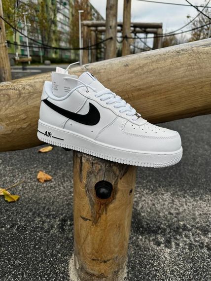 Зимові кросівки Nike Air Force, ТОП якість (low) білі | Зображення 7