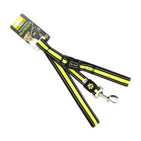 Поводок GimDog Alfresco для собак, неопрен/флис, желтый, 2.5х120 см