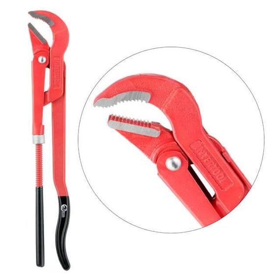 Ключ трубний, 2", 45° INTERTOOL XT-2120 | Зображення 1