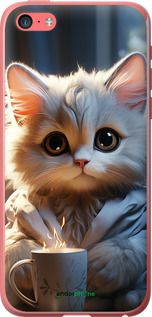 Чохол на iPhone 5c Білий кіт "5646t-23-2448"