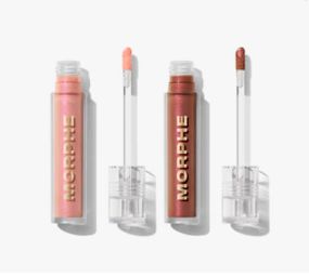 Набір з 2 глянцевих помад блисків Morphe Hot & Unbothered Dripglass Glazed Duo