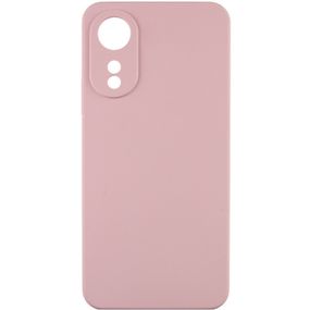 Чехол TPU GETMAN Liquid Silk Full Camera для Oppo A78 4G Розовый / Pink Sand
