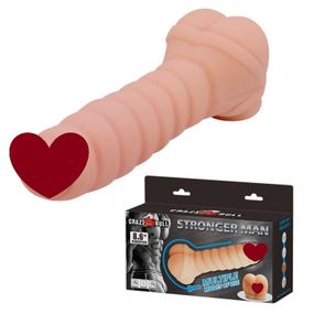 Мастурбатор-насадка «Bigger Man» з вібрацією Sex Aura