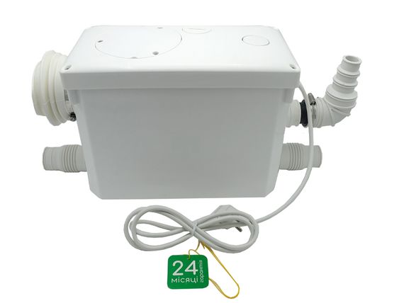 WC Lift 550 Насос каналізаційний 0,55kW(Тиша 45dB + рем.панель) 4in+1out,135л/хв. toHacocи | Зображення 1