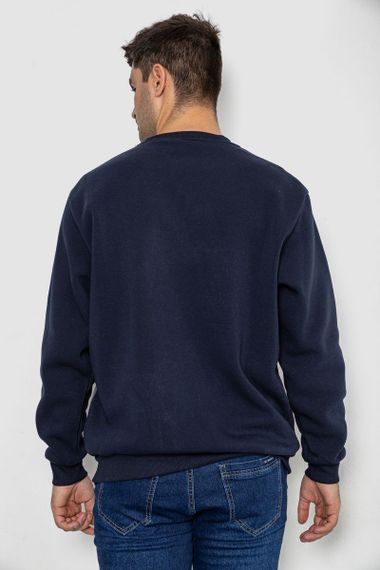 Батник чоловічий на флісі, колір синьо-сірий, 244R2349 | Зображення 3