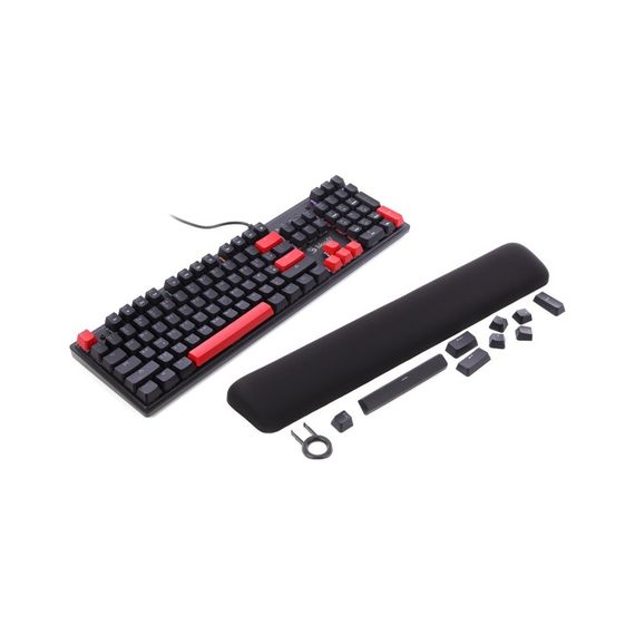 Клавіатура A4Tech Bloody S525N RGB BLMS Red Switch USB Fire Black (4711421002066) | Зображення 3