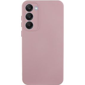 Чохол TPU GETMAN Liquid Silk Full Camera для Samsung Galaxy S23+ Рожевий / Pink Sand