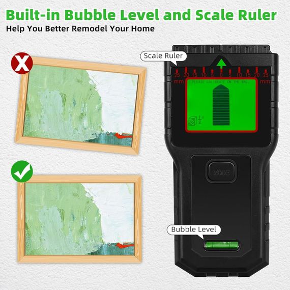 Детектор прихованої проводини, Детектор стійок, Детектор цвяхів | Зображення 5